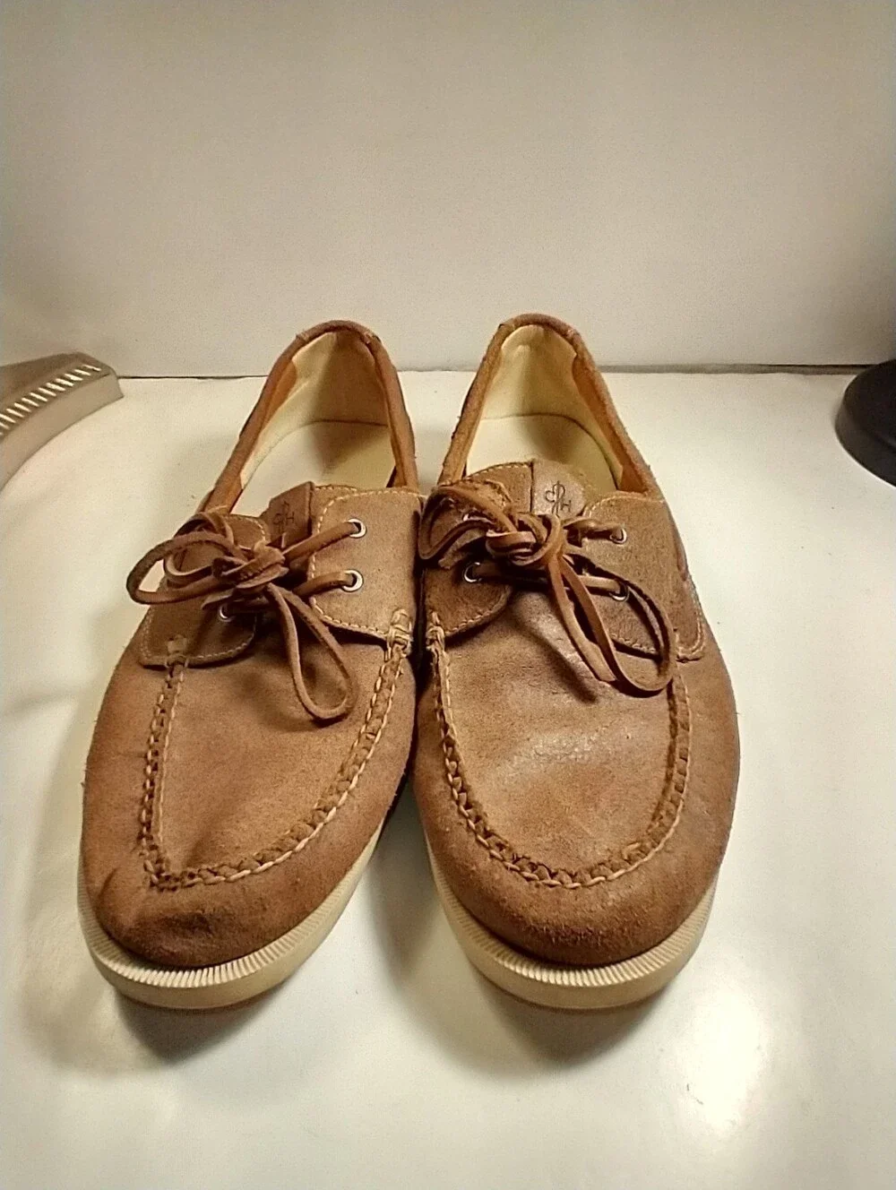 Cole Haan Yacht Club Collection Brown Leather Boat Shoes Men's sz 11.5M.